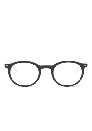 Lindberg round-frame glasses - Black