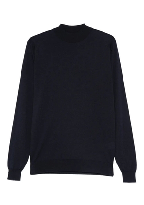 John Smedley high-neck sweater - Blue