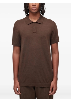 Osklen short-sleeve polo shirt - Brown
