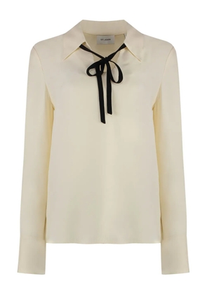 St. John long-sleeve blouse - Neutrals