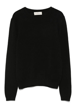 Bruno Manetti round-neck cashmere sweater - Black