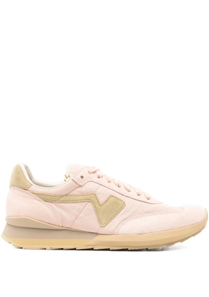 visvim suede appliqué sneakers - Pink