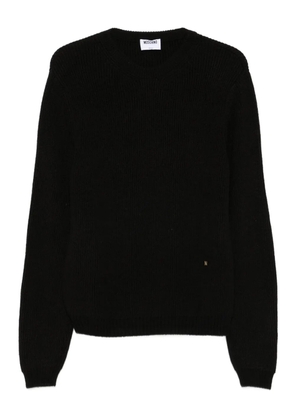 Moschino ribbed-knit sweater - Black