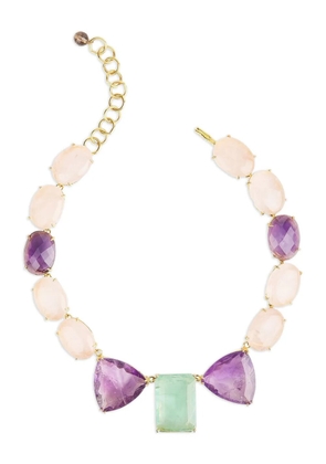 Bounkit Jewelry Mariana gemstones necklace - Gold
