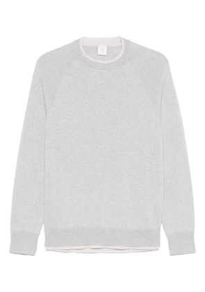 Eleventy contrasting-trim sweater - Grey
