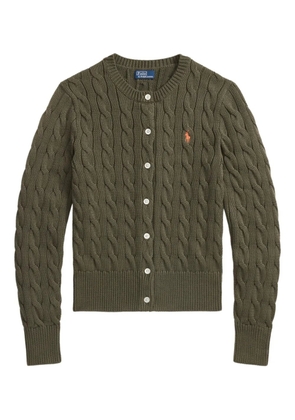 Polo Ralph Lauren cable-knit long-sleeve cardigan - Green