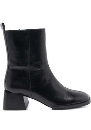 POEVE 50mm leather boots - Black