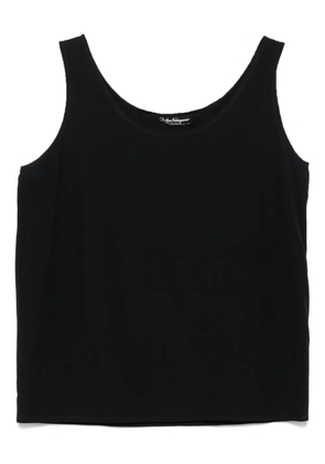 Ferragamo Pre-Owned 1980s silk top - Black