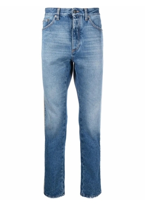 Palm Angels side-stripe straight-leg jeans - Blue