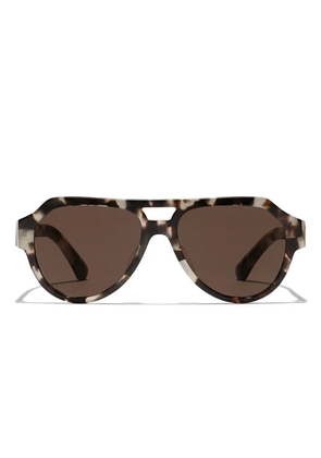 Dolce & Gabbana Eyewear oversize-frame sunglasses - Brown