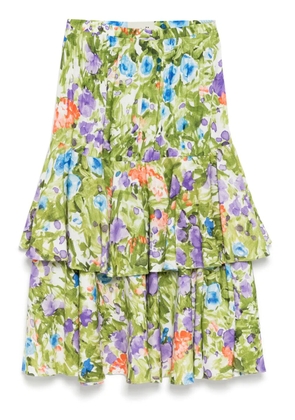 Bambah Antalia ruffle skirt - Purple