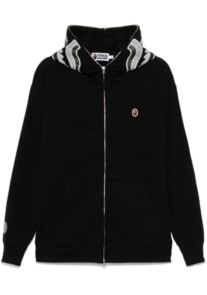 A BATHING APE® one-point ape-head shark full-zip hoodie - Black