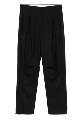 Laneus pleated wide-leg trousers - Black