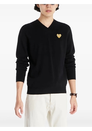 Comme Des Garçons Play wool jumper - Black