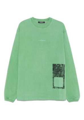 A-COLD-WALL* Cubist cotton sweatshirt - Green