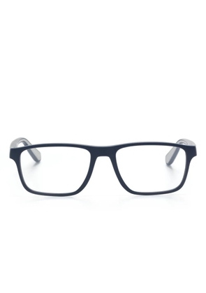 Emporio Armani rectangle-frame glasses - Blue