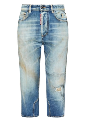 DSQUARED2 distressed cropped jeans - Blue
