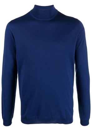 GOES BOTANICAL roll-neck knit jumper - Blue