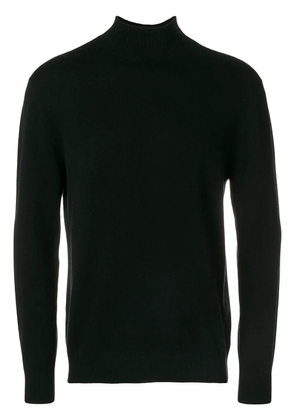 N.Peal turtleneck fine-knit jumper - Black
