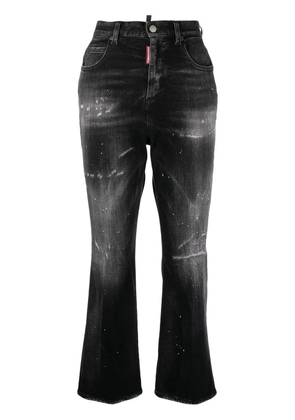 DSQUARED2 distressed flared jeans - Black
