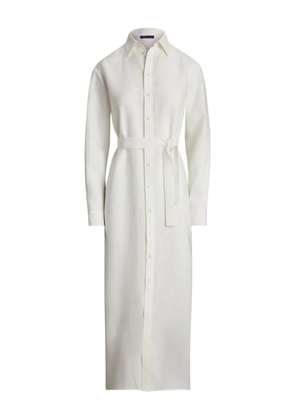 Ralph Lauren Collection belted shirt dress - White