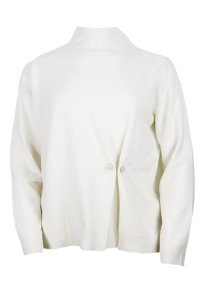 Fabiana Filippi pin-detail wool sweater - Neutrals