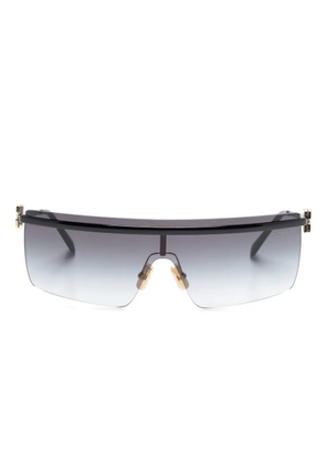 Miu Miu Eyewear rimless shield-frame sunglasses - Black