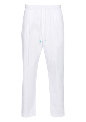 Jacob Cohën Daniel tapered trousers - White