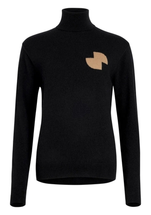Patou JP roll-neck sweater - Black