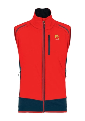 KARPOS logo-print ski top - Red