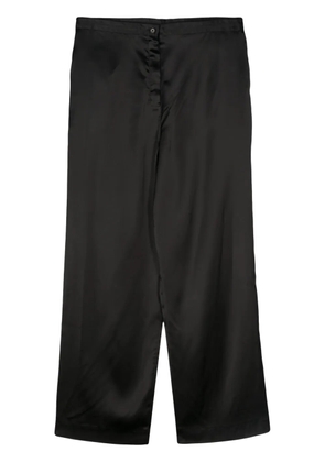 Botter stretch-design satin trousers - Black