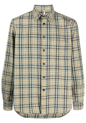 Sunflower Ace plaid-pattern shirt - Yellow