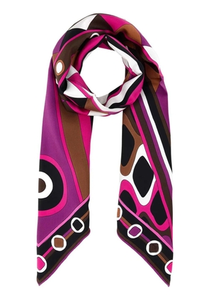 PUCCI printed silk foulard - Pink