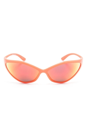 Balenciaga Eyewear 90s oval sunglasses - Orange