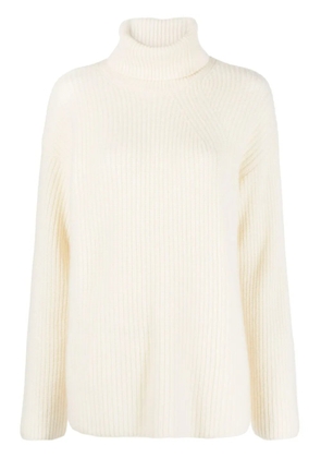 P.A.R.O.S.H. roll-neck waffle-knit jumper - Neutrals