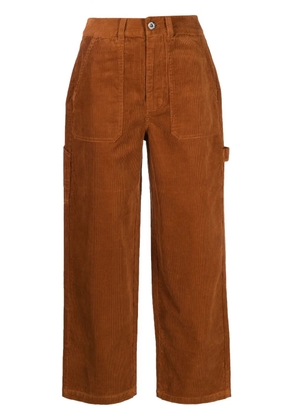 CHOCOOLATE corduroy straight-leg trousers - Brown