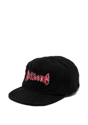 We11done logo-embroidered cap - Black