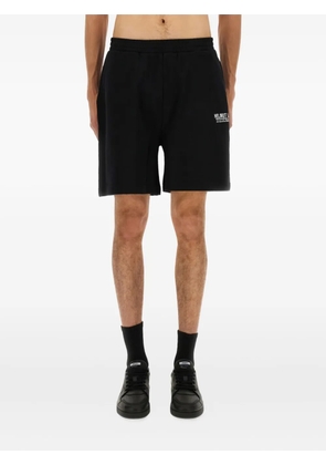 Helmut Lang logo-detail cotton shorts - Black
