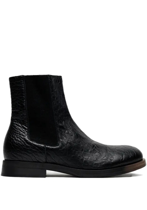 Uma Wang textured chelsea boots - Black