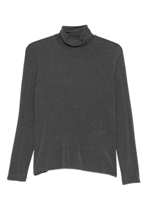 Marella high-neck long-sleeve top - Grey