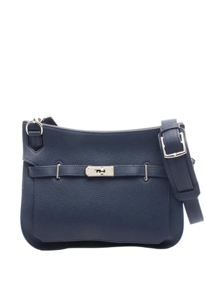 Hermès Pre-Owned 2010 Clemence Jypsiere 28 crossbody bag - Blue