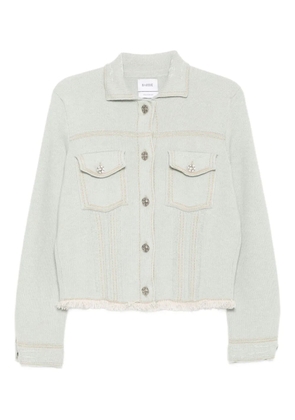 Barrie pleated jacket - Blue