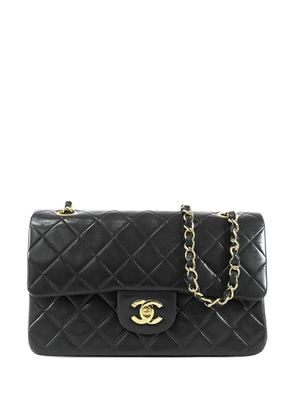 CHANEL Pre-Owned 1991-1994 Small Classic Lambskin Double Flap shoulder bag - Black
