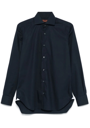 Barba spread-collar shirt - Blue
