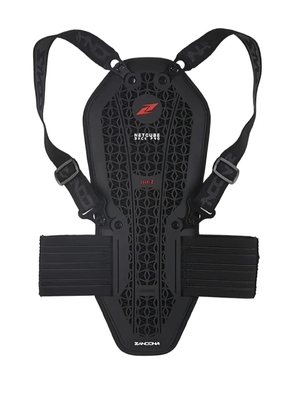 Zandonà perforated-design back protector - Black