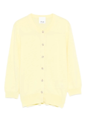 Allude buttoned cardigan - Yellow