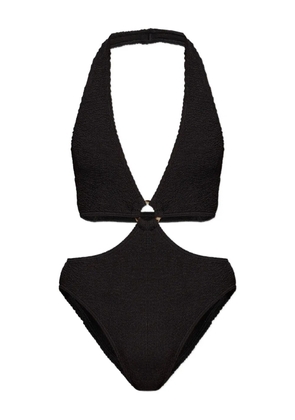 Bond-eye Celeste ring textured swimsuit - Black