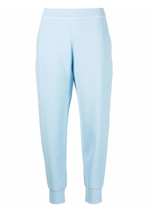 Stella McCartney tapered cropped trousers - Blue