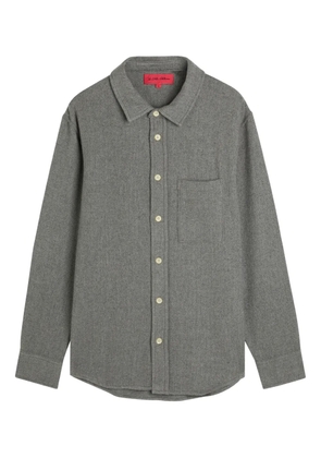 The Elder Statesman button woven overshirt - Grey