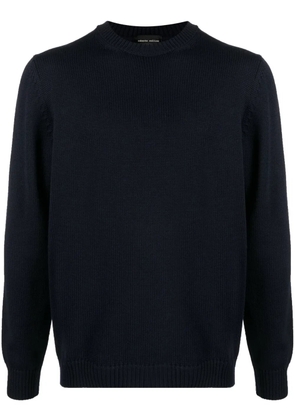 Roberto Collina fine-knit wool jumper - Blue
